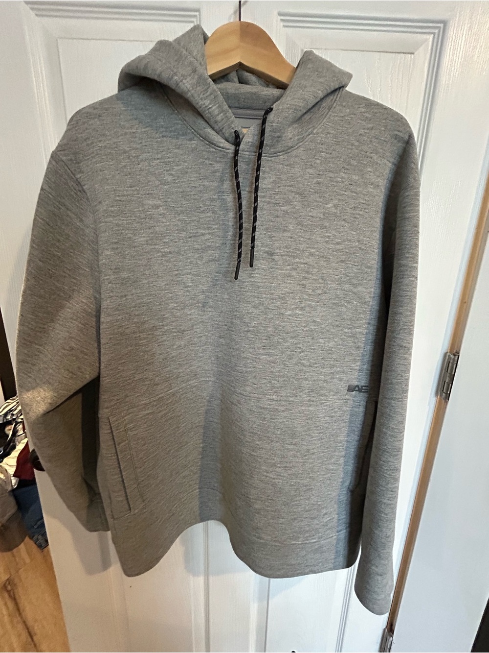 American Eagle Outfitters Gray Hooded Sweatshirt Pullover
